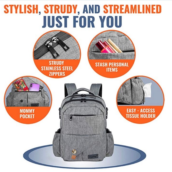 Baby Diaper Bag Backpack | Brand New | Waterproof - Picture 2 of 7